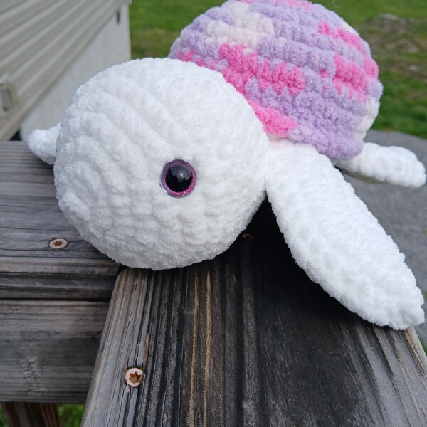 Peluche tortue de mer faite main : peluche douce