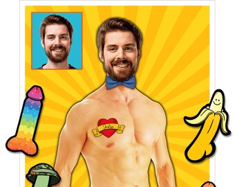 Pin the Junk on the Hunk,Pin the Pecker,Bachelorette Party Game,Hen Party,Pin the Junk Party Game for Girls Night,Pin the Tail,DIGITAL FILE