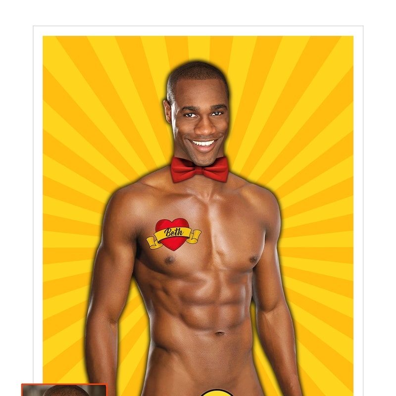 Mature Black Nude Men Etsy