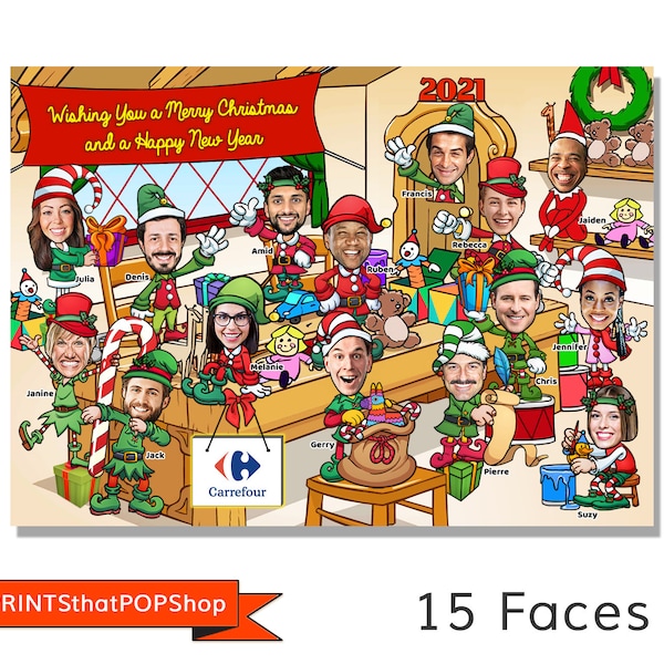 Funny Work Christmas Cards Etsy