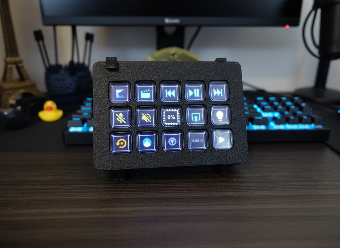 Elgato Stream Deck MK2 フェイスプレート 15キー - スタンド