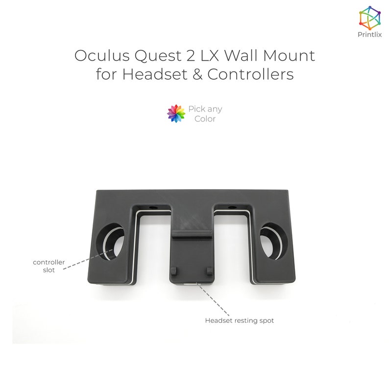 Oculus Quest 2 LX Wall Mount for Headset and Controllers image 4