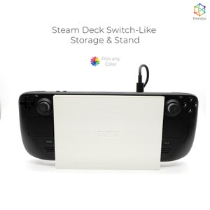 Valve Steamデッキスイッチのような収納とスタンド3Dプリント