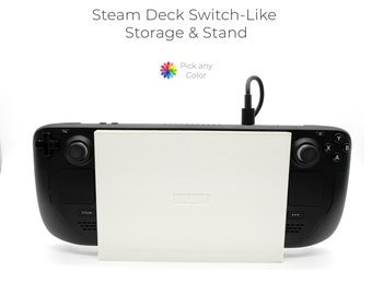 Valve Steam Deck Switch-Like Storage & Stand 3D Printed