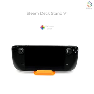 Valve Steam Deck Stand V1 - PLA 3D Printed