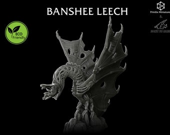 Banshee Leech | Miniature | Dungeons and Dragons Miniature | RPG Tabletop Resin 3D Printed