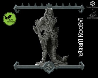 Lagoon Lurker | Miniature | Dungeons and Dragons Miniature | RPG Tabletop Resin 3D Printed