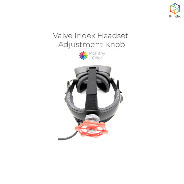 Perilla de ajuste para auriculares Valve Index - Accesorio de realidad virtual con color personalizado - Regalo ecológico para gamers impreso en 3D
