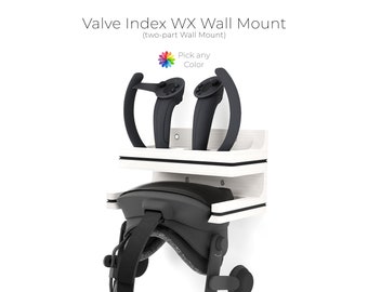 Valve Index WX Wall Mount for Index Controllers and Headset - PLA
