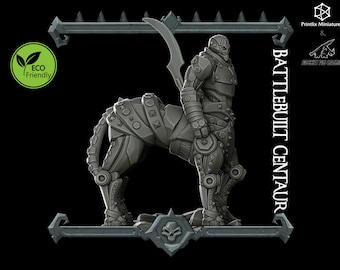 Battlebuilt Centaur | Miniature | Dungeons and Dragons Miniature | RPG Tabletop Resin 3D Printed
