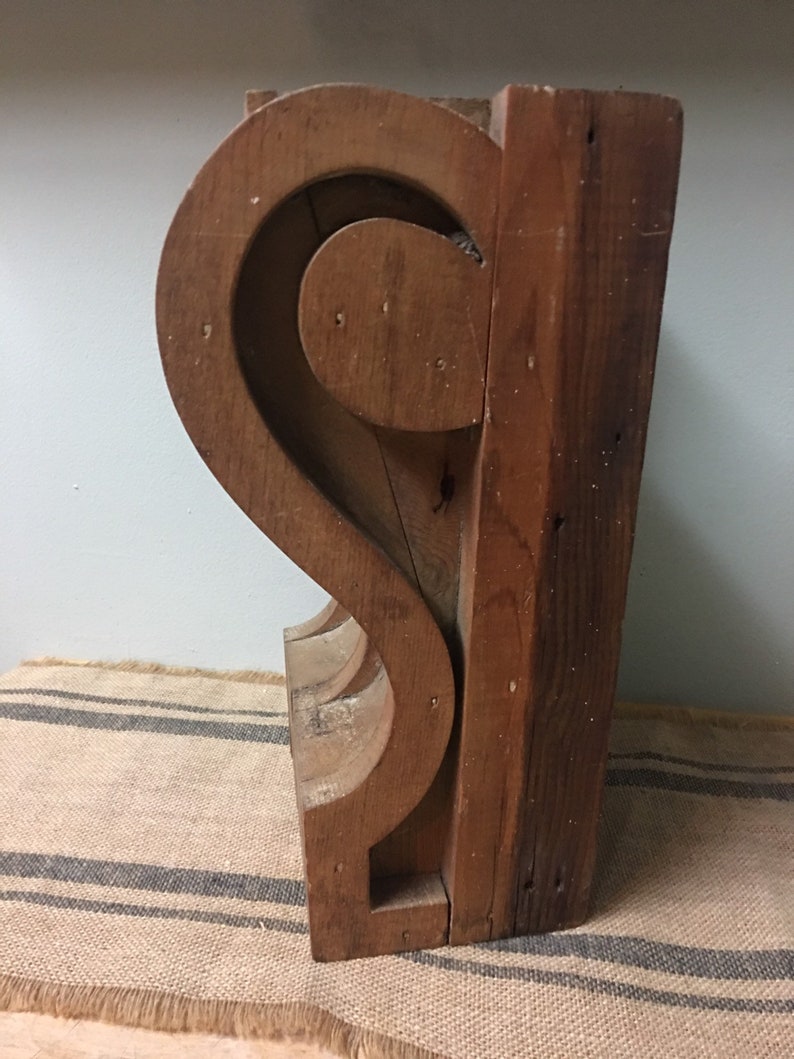 Antique Architectural Salvage Corbel Wood Bracket Decorative Restoration Victorian Rustic Corbel Shelf Display