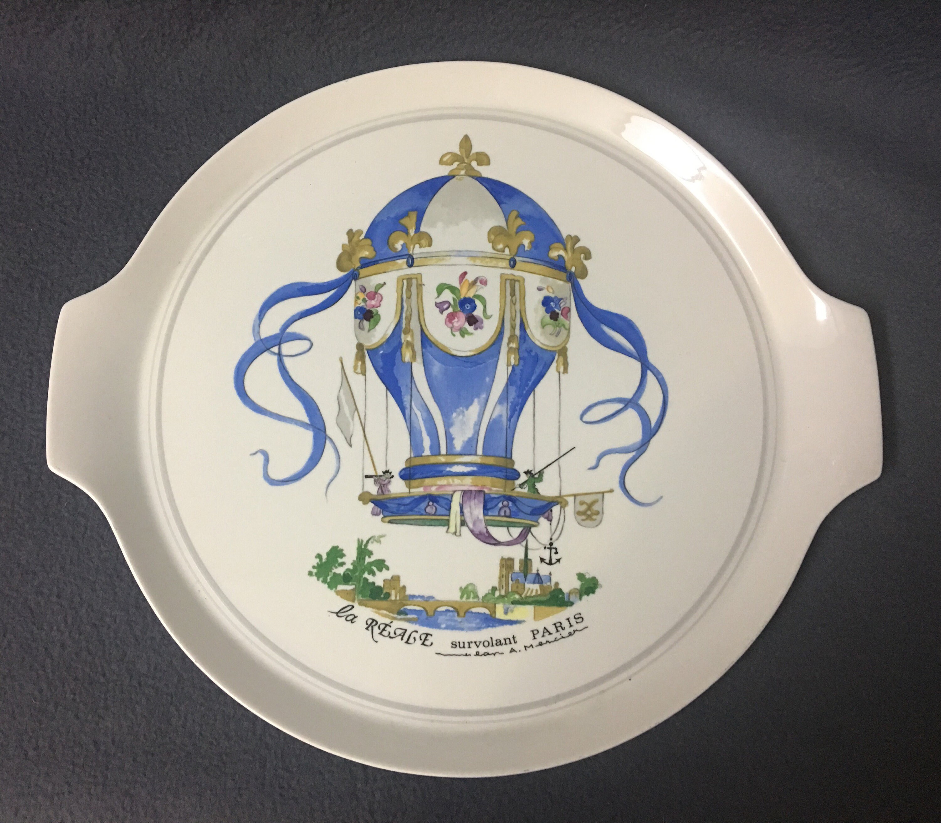 Villeroy & Boch LA REALLE Le Ballon Hot Air Balloon Jean Etsy