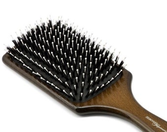 Hair brush for all types of hair - Top boar bristle brush this year - Hair accessories, Wooden hair brush, Natural bristle brush - hair comb