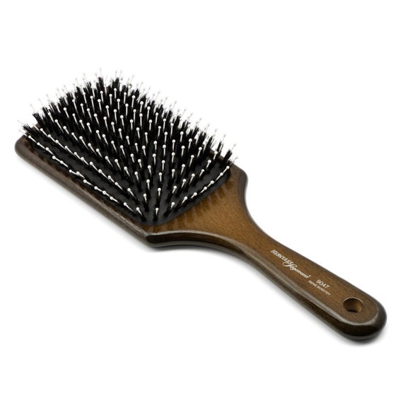 Hair Brush Boar Bristle Paddle Hair Brush Makeup Brushes Etsy