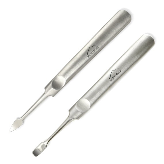 Majestic Bombay - Professional Stainless Steel Cuticle Pusher and Nail  Cleaner Tool