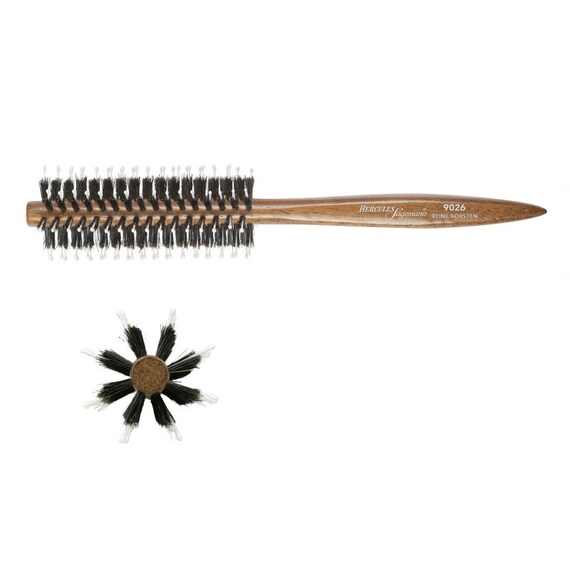 Hair Brush Round Boar Bristle Hair Brush 9026 Etsy