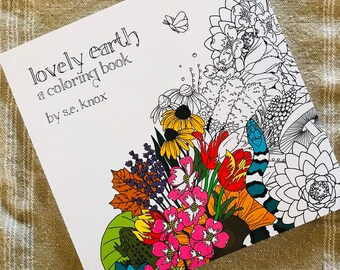 Download Nature Coloring Book Etsy