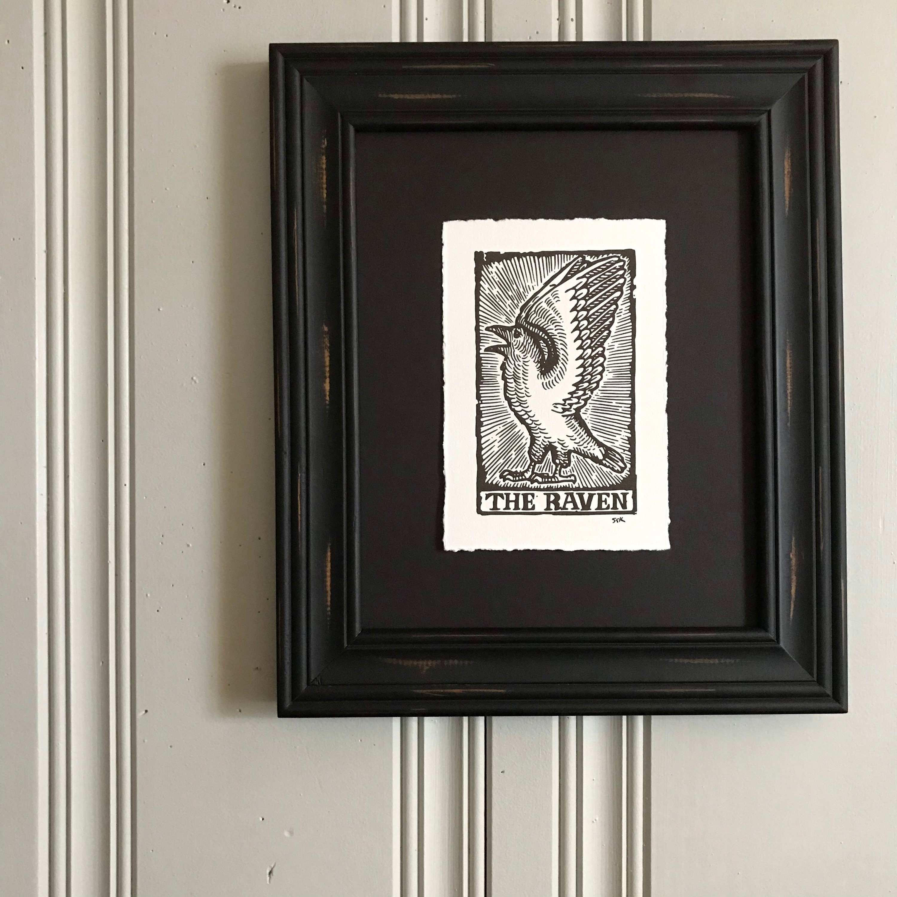 The Raven art print | Etsy
