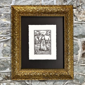 The Black Death Plague Doctor art print