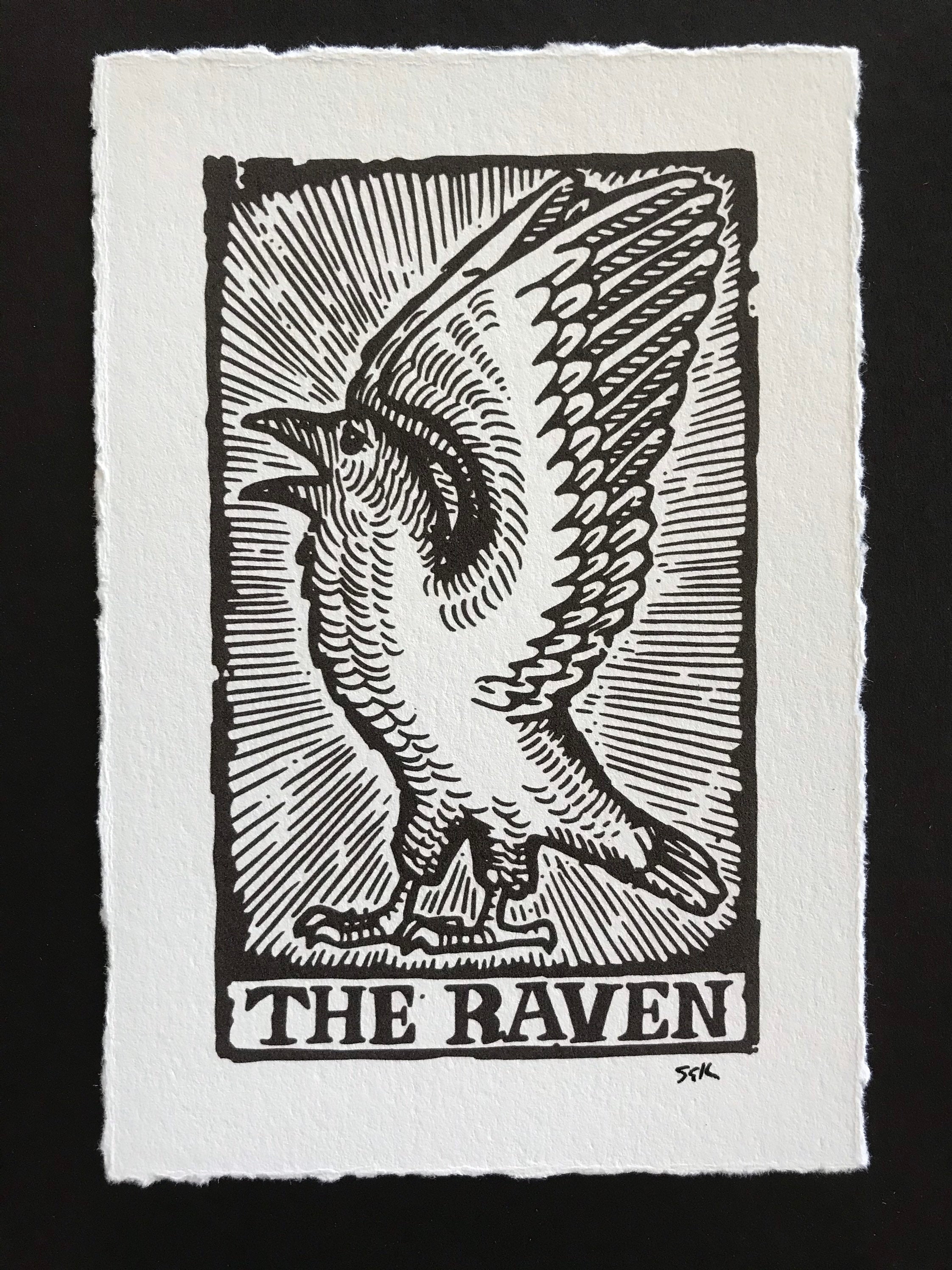 The Raven art print | Etsy