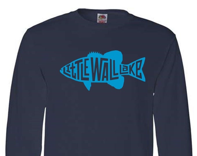 Little Wall Lake Fishing Vibe - Long Sleeve T-Shirt