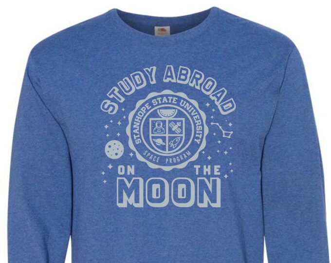 Study Abroad Space Program - The Moon -  Long Sleeve