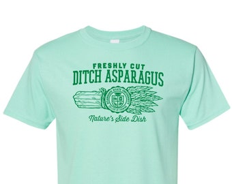 Freshly Cut Ditch Asparagus - Nature's Side Dish - T-Shirt