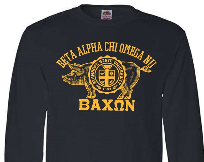 Bacon Fraternity/Sorority Long Sleeve T-Shirt - Campus Greek Life