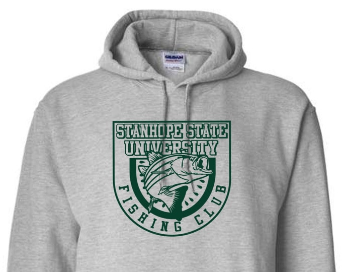 Stanhope State University Fishing Club Hoodie