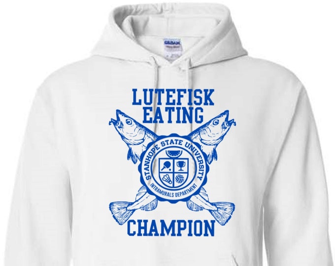 Lutefisk Eating Champion Hoodie - Intramurals Department