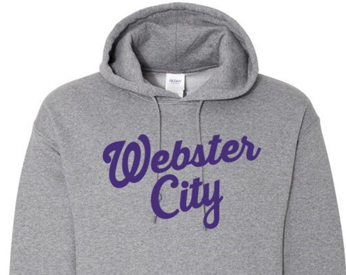 Classic Webster City Script - Hoodie