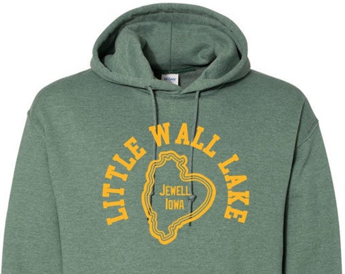 Little Wall Lake Map - Hoodie