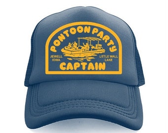 Pontoon Party Captain - Little Wall Lake Foam Trucker Hat