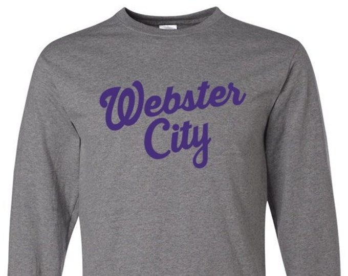 Classic Webster City Script - Longsleeve T-Shirt