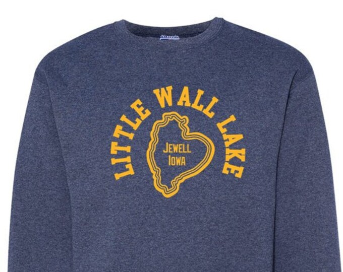 Little Wall Lake Map - Crewneck