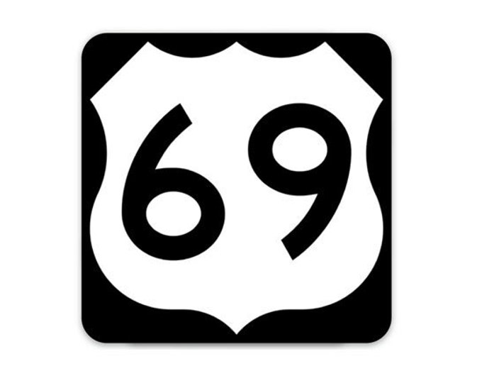 Highway 69 Magnet