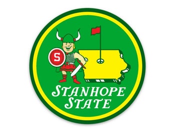 Stanhope State Golf Sticker