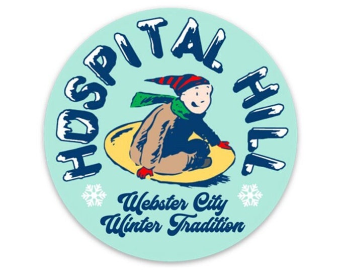 Hospital Hill Sticker