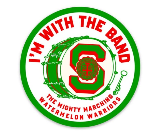 I'm With The Band Shirt - Mighty Marching Watermelon Warriors - Sticker