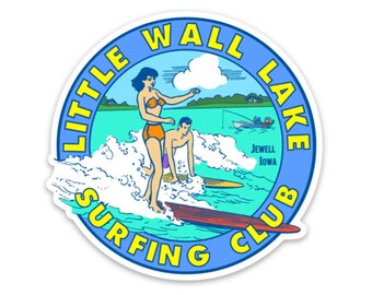 Little Wall Lake Surfing Club Magnet