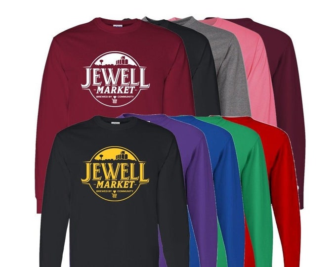 Jewell Market "Brewed by Community" Long Sleeve T-Shirt
