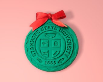 Stanhope State University Christmas Keepsake Ornament