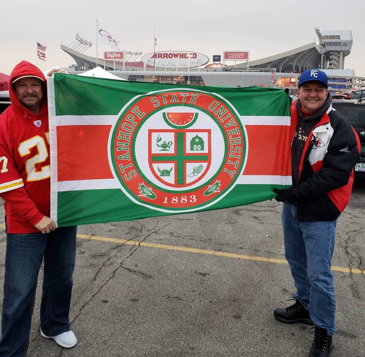 Official Stanhope State University Flag