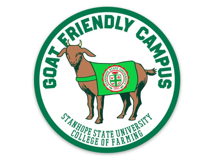 Goat Friendly Campus - College of Farming Sticker