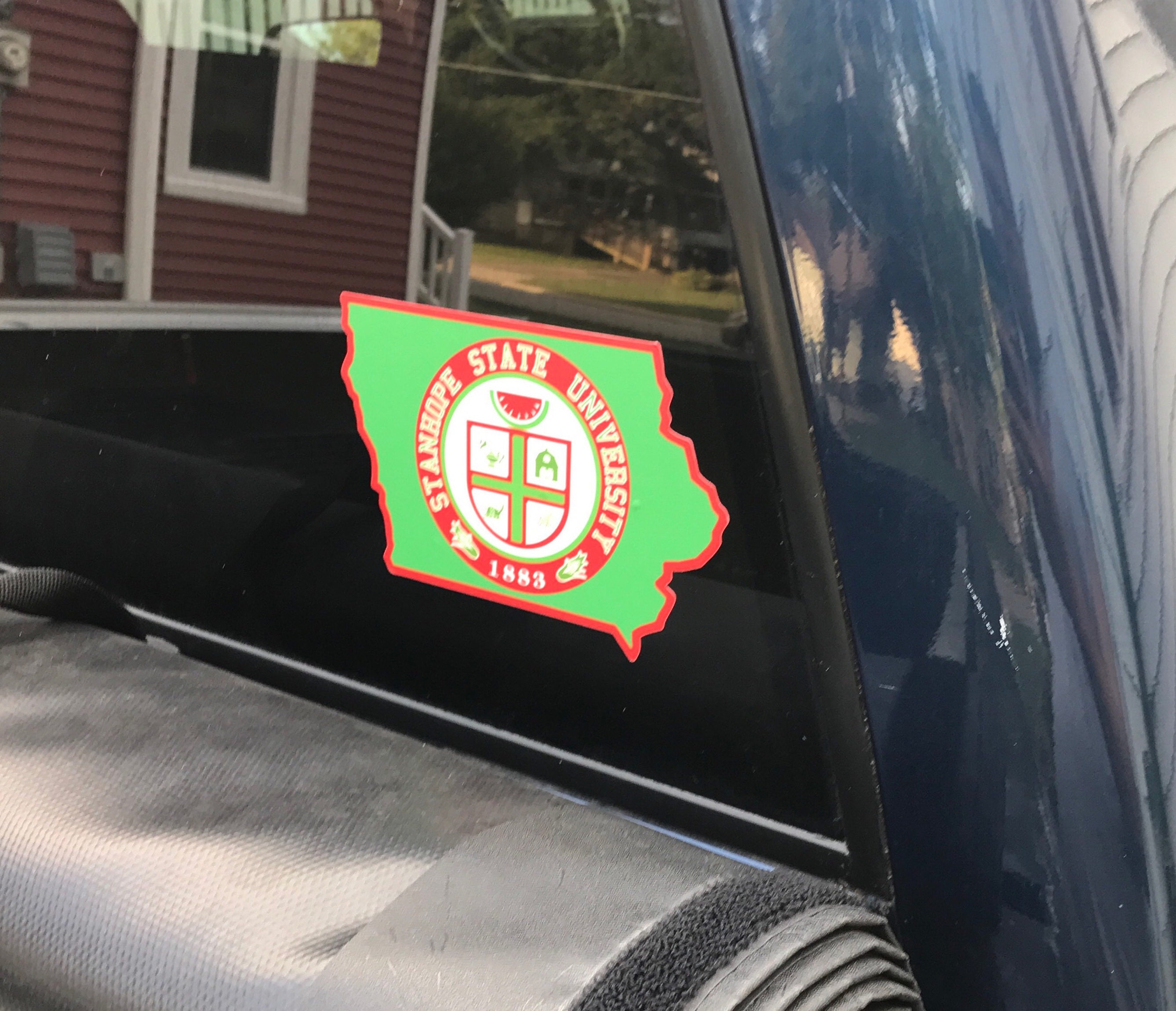 State of Iowa Stanhope State University Decal