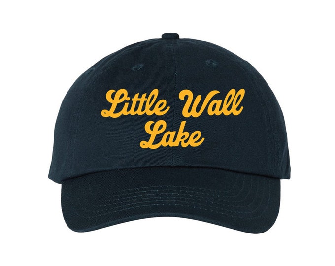 Script Little Wall Lake Dad Hat