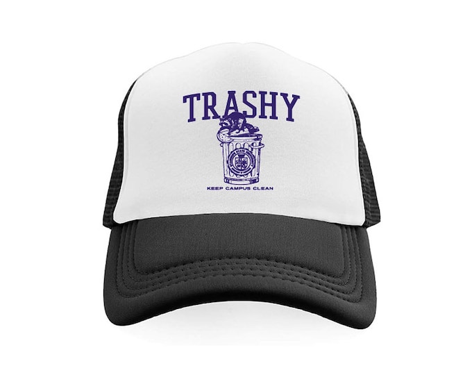 Trashy - Keep Campus Clean - Department of Sanitation Foam Trucker Hat