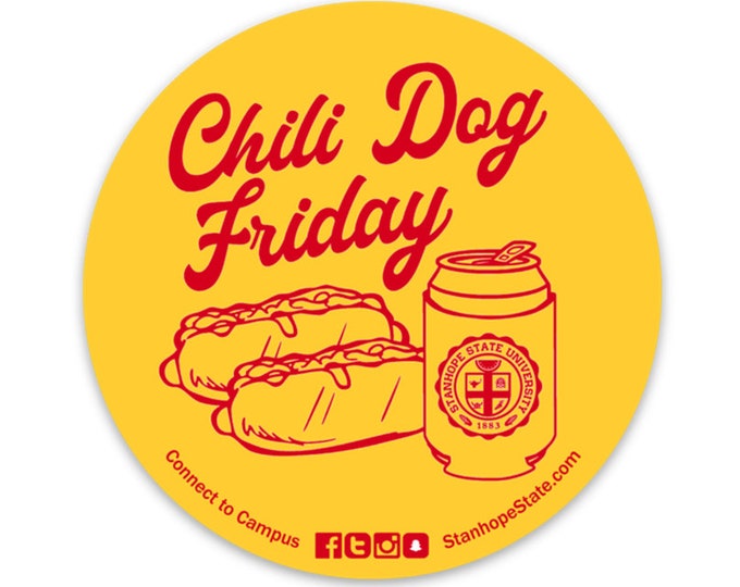 Chili Dog Friday Sticker