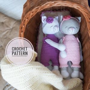 Amigurumi comforter kitty, Crochet comforter pattern, Crochet patternin in english