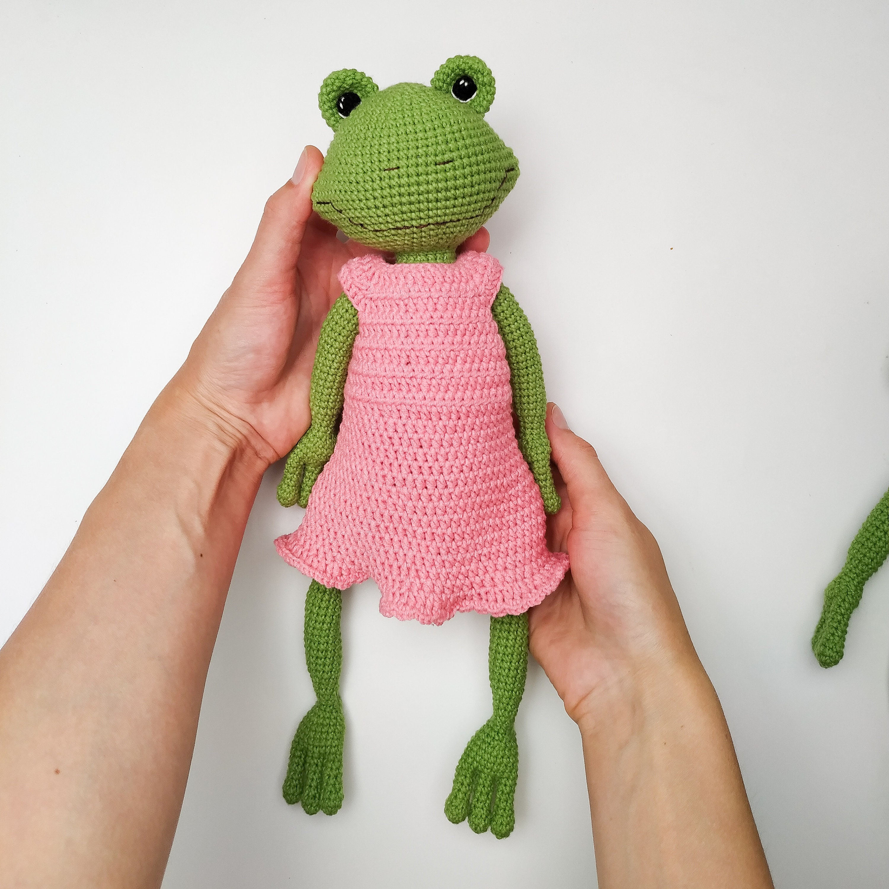 Crochet Clothes PATTERN for Frog not a Toy in English Pdf Etsy UK
